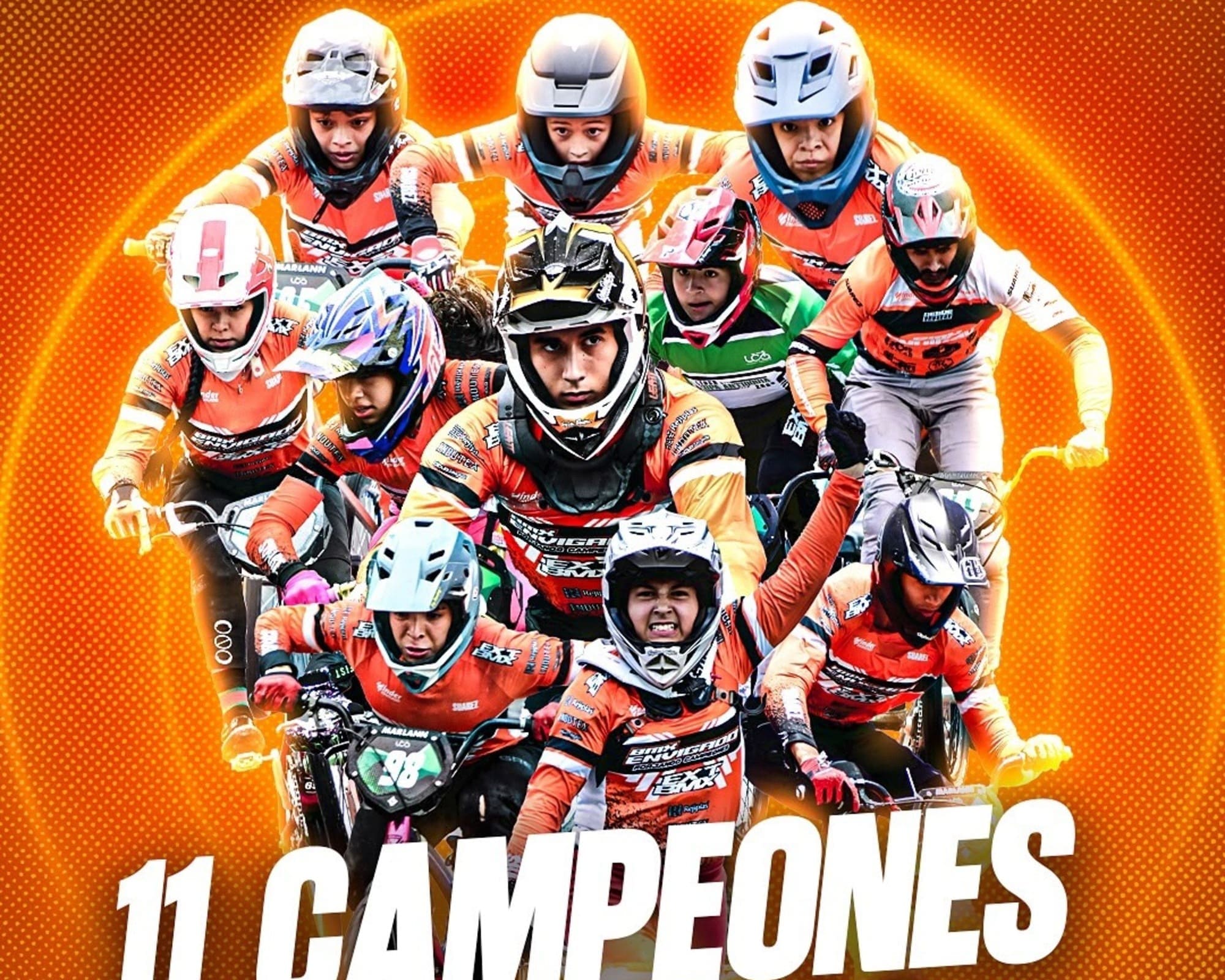 BMX Envigado brilló en casa con 11 campeones en la séptima válida de la Copa Antioquia