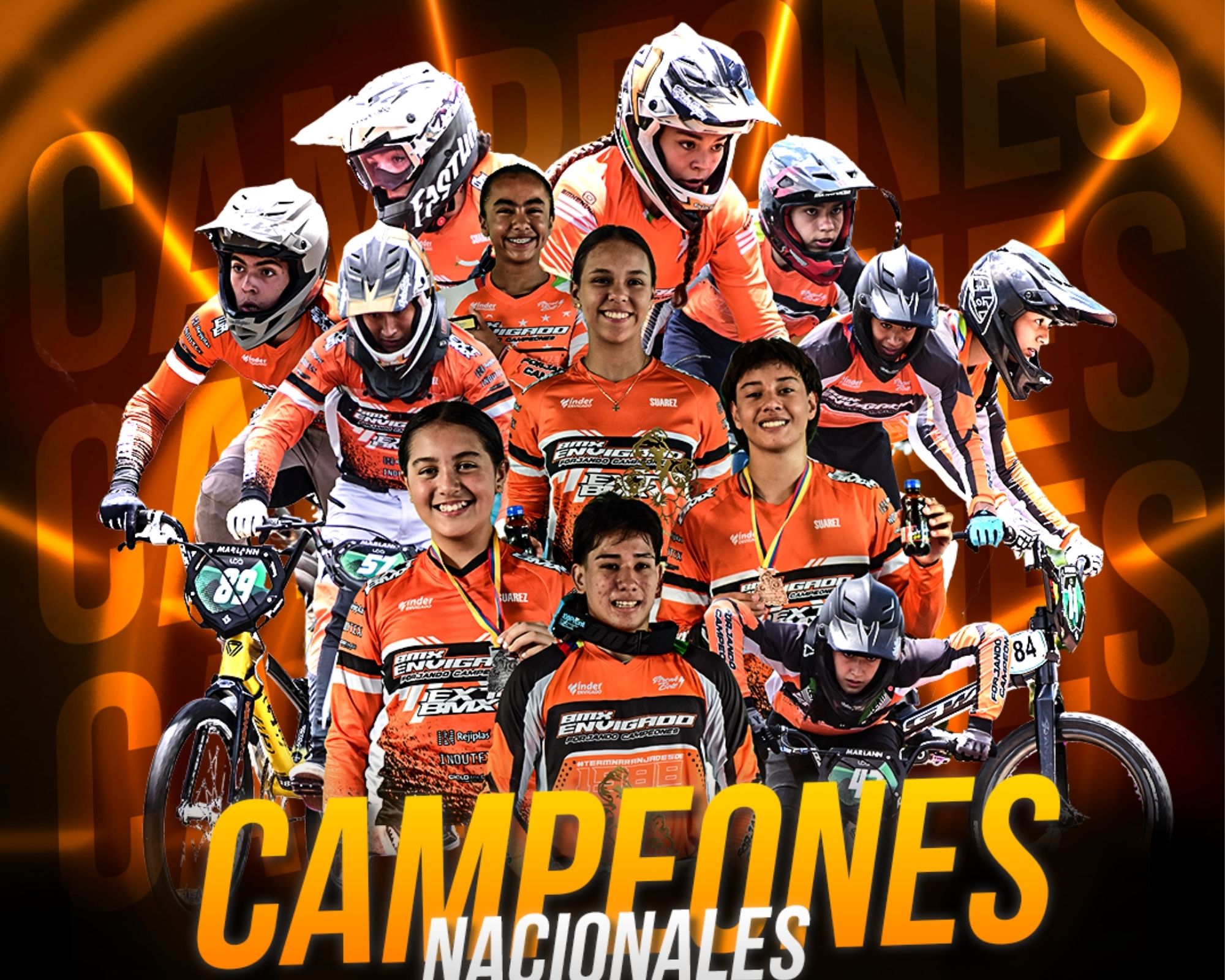 13 corredores de Envigado se metieron en el podio acumulado de la Copa Nacional